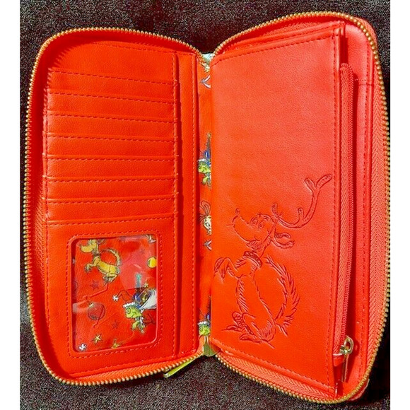 Womens Wallet Dr Seuss How the Grinch Stole Christmas UNIVERSAL STUDIOS - Picture 5 of 9